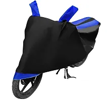Auto Hub TVS Sport Bike Cover Waterproof Original / Sport Cover Waterproof / Sport bike Cover / Bike Cover Sport Waterproof / Sport Body Cover / Bike Body Cover Sport With Ultra Surface Body Protection (Black, Blue Look)-thumb2