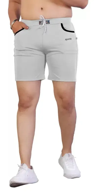 Stylish Blend Sports Shorts For Men