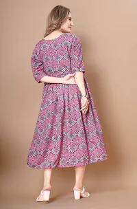 Fancy Cotton Printed Kurtas For Women-thumb2