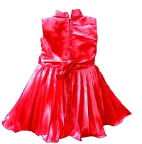 socho samjo Girl's Knee Length Dress (_Red_6-12 Months)-thumb1