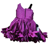 Stumble Fashion Baby Girls Dress middi Knee Length Fancy Birthday Frock 3-4year Purple-thumb1
