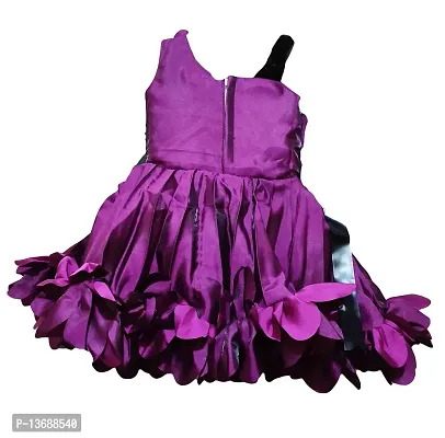 Stumble Fashion Baby Girls Dress middi Knee Length Fancy Birthday Frock 3-4year Purple-thumb2