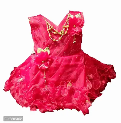 Stumble Fashion Baby Girls middi Dress Frock Red