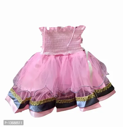 Stumble Fashion Baby Frock middi Dress 6-12 Month Pink-thumb2