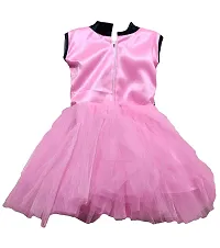 Stumble Fashion Baby Girls Dress middi Knee Length Fancy Birthday Frock 12-18month Pink-thumb1