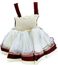 Stumble Fashion Baby Girl's Dress (40_Red_0 Months-3 Months)-thumb1