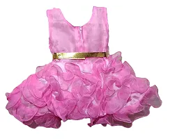 Stumble Fashion Baby Girls middi Dress Frock Pink-thumb1