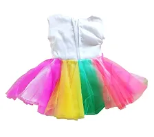 socho samjo Baby Girl's Knee Length Dress (ssd_Multicolor_3-6 Months)-thumb1