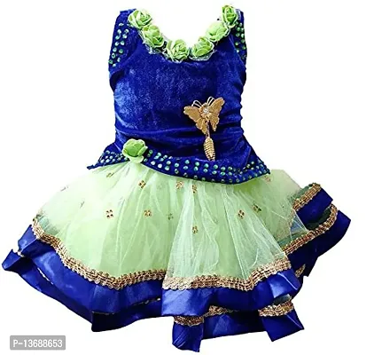 Stumble Fashion Baby Frock middi Dress Green