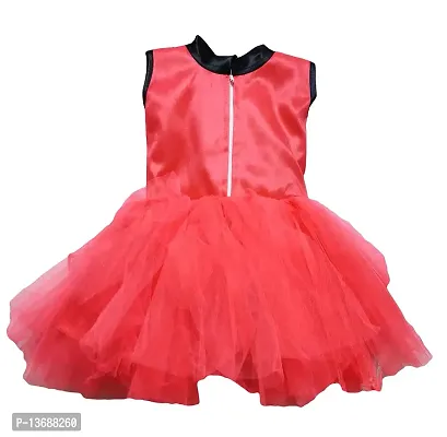 Stumble Fashion Baby Girls Dress middi Knee Length Fancy Birthday Frock 9-12month Red-thumb2