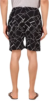 Stylish Cotton Blend Printed Regular Shorts For Men- Pack Of 2-thumb2