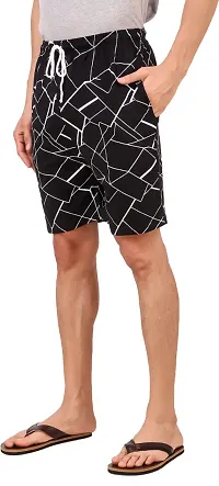 Stylish Cotton Blend Printed Regular Shorts For Men- Pack Of 2-thumb3