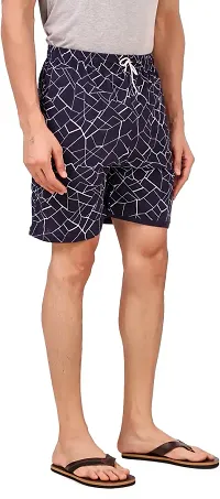 Stylish Cotton Blend Printed Regular Shorts For Men- Pack Of 2-thumb4