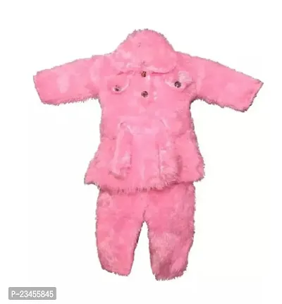 Baby Girls Party(Festive) Top Pyjama  Pink-thumb0