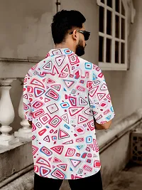 Reliable Multicoloured Polyester Printed Casual Shirt For Men-thumb2