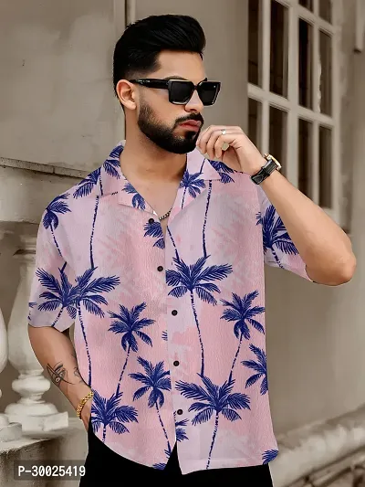 Reliable Multicoloured Polyester Printed Casual Shirt For Men-thumb0