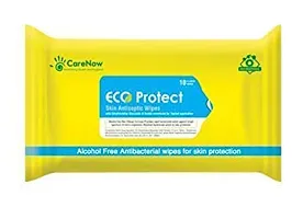 Eco Protect Alochol Free Wipes- Pack Of 1, 10 Wipes-thumb1