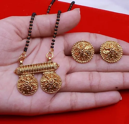 Traditional Gold Plated Mangalsutra Set