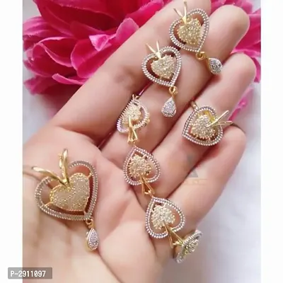 Trendy AD Jewellery Set-thumb0