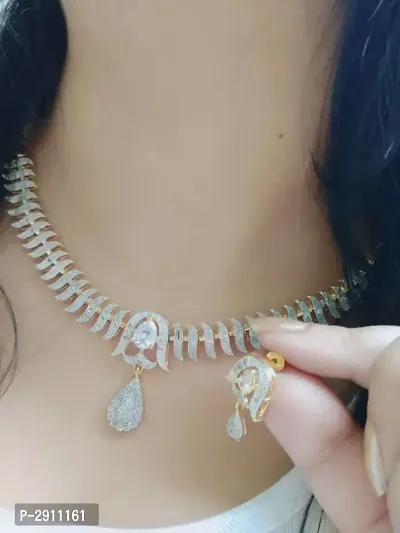 Trendy AD Jewellery Set-thumb0