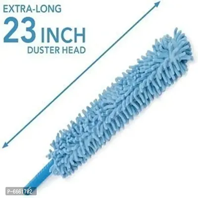 Foldable Microfiber Fan Cleaning Duster Steel Body Flexible Fan mop for Quick and Easy Cleaning of Home, Kitchen, Car, Ceiling, and Fan Dusting Office Fan Cleaning Brush with L-thumb2