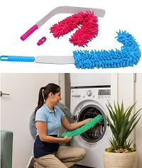 Foldable Microfiber Fan Cleaning Duster Steel Body Flexible Fan mop for Quick and Easy Cleaning of Home, Kitchen, Car, Ceiling, and Fan Dusting Office Fan Cleaning Brush with L-thumb3