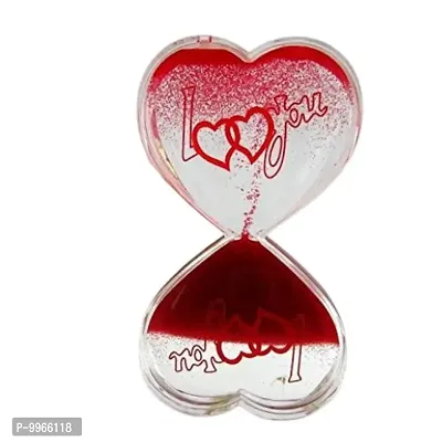 Heart Shape Love Timer Wheel Droplet Timer Hourglass Double Heart Shape Valentines Day Gift Best Gift for Girlfriend-thumb0