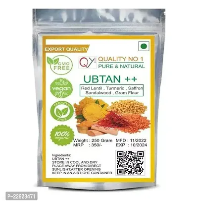 Ubtan Masoor Dal Powder Gram Flour Kasturi Haldi Sandalwood Powder Kesar 250 Gram