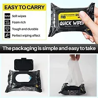 Klaty  Shoe Cleaner Wipes - 1 Packs of 80 - Portable Wipes Quickly Remove Dirt Cleaner  (Nylon, Generic, Synthetic Leather, Nylon, Leather, White)-thumb1