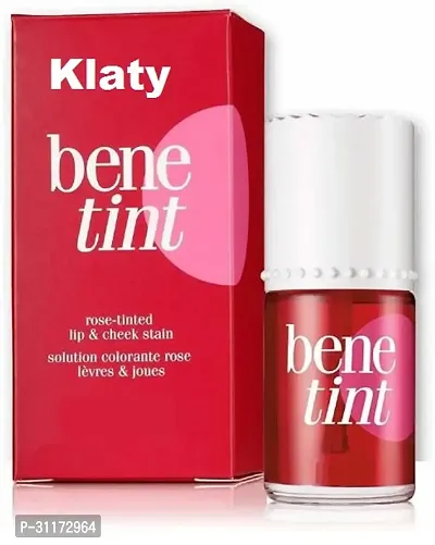 Klaty Bene Tint rose tinted Lip  cheek Stain (12.5 ml, Red)-thumb0