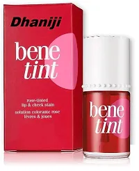 Tint Lip and Cheek Stain, Tined Finish (Blusher and Liquid Lipstick)  (Red, 12.5 ml)-thumb2