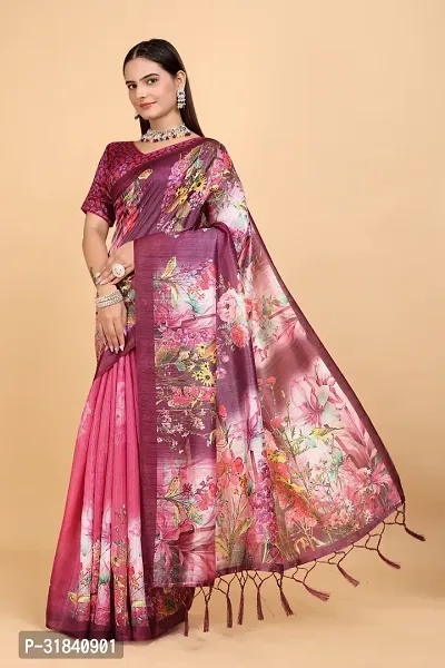 Stylish Saree with Blouse piece for Women-thumb4