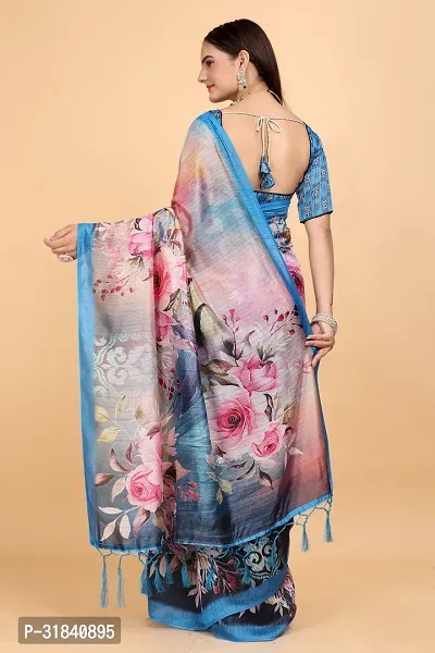 Stylish Saree with Blouse piece for Women-thumb2