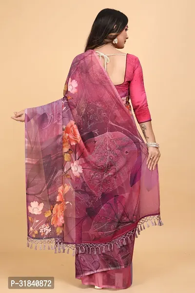 Stylish Saree with Blouse piece for Women-thumb2