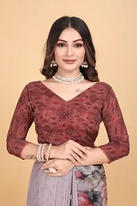 Stylish Saree with Blouse piece for Women-thumb2