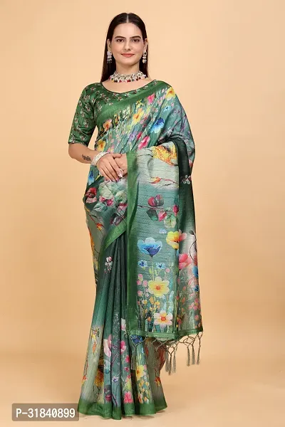 Stylish Saree with Blouse piece for Women-thumb0