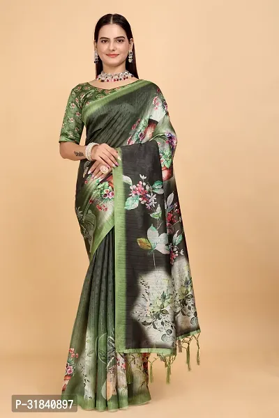 Stylish Saree with Blouse piece for Women-thumb0