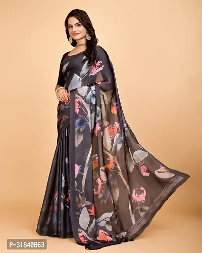 Stylish Saree with Blouse piece for Women-thumb0