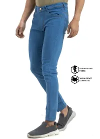 Stylish Denim Mid-Rise Jeans For Men-thumb3