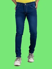 Stylish Denim Mid-Rise Jeans For Men-thumb3