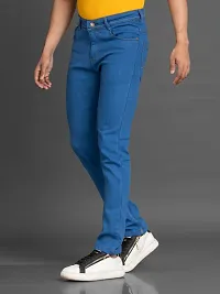 Stylish Denim Mid-Rise Jeans For Men-thumb3