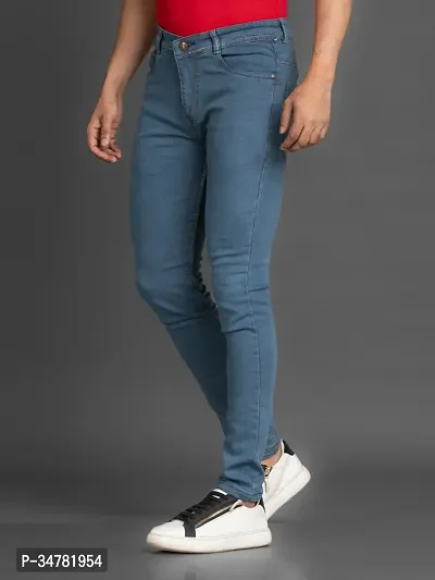 Stylish Denim Mid-Rise Jeans For Men-thumb4