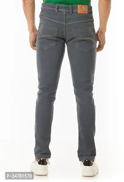 Stylish Denim Mid-Rise Jeans For Men-thumb2