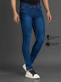 Stylish Denim Mid-Rise Jeans For Men-thumb2