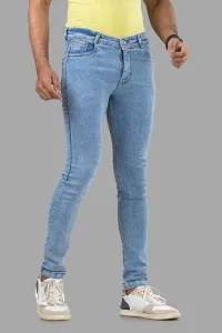 Stylish Denim Mid-Rise Jeans For Men-thumb2