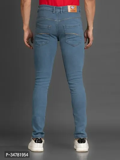 Stylish Denim Mid-Rise Jeans For Men-thumb2