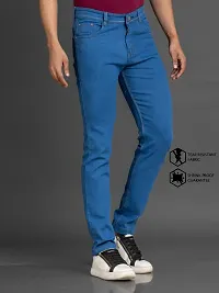 Stylish Denim Mid-Rise Jeans For Men-thumb2