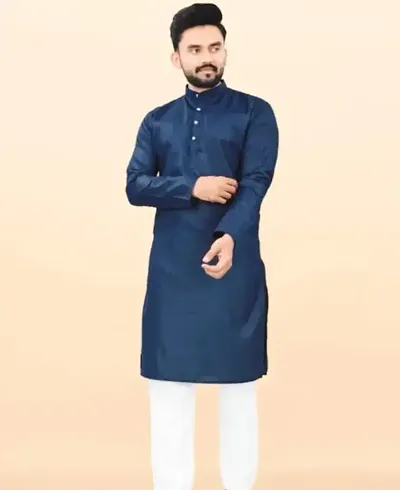 Shree Sundha Men Solid Straight Kurta