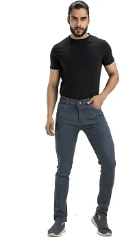 Stylish Denim Mid-Rise Jeans For Men-thumb4