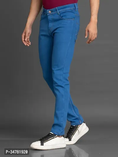 Stylish Denim Mid-Rise Jeans For Men-thumb4